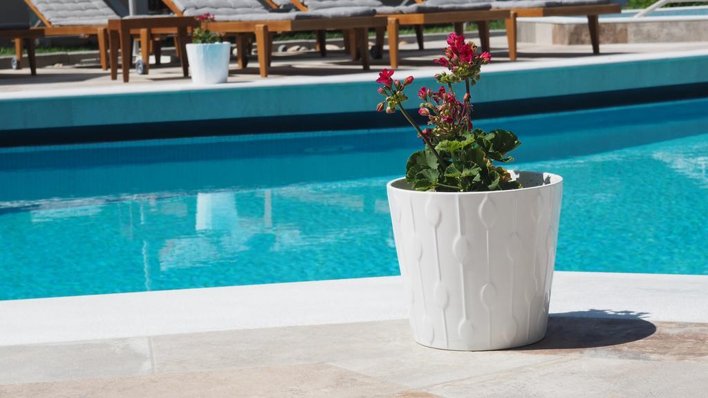 Evridiki Hotel Skala Fourkas Bagian luar foto