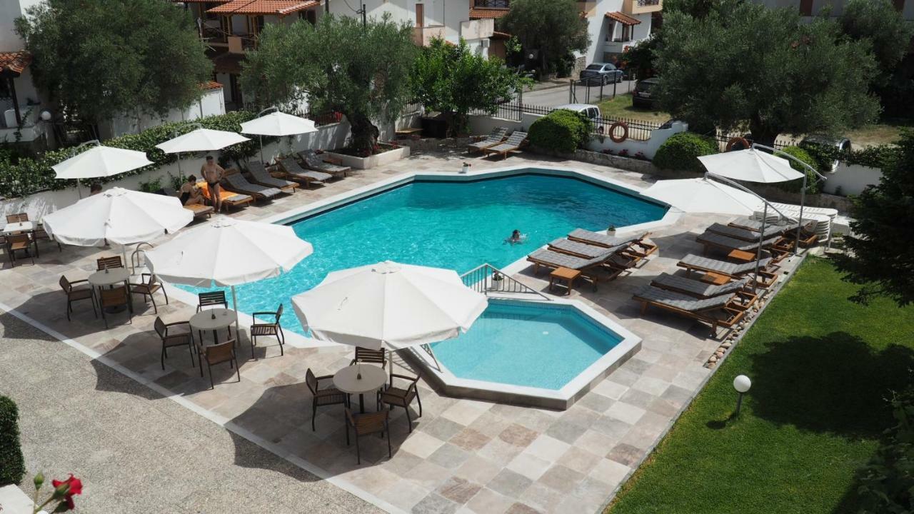 Evridiki Hotel Skala Fourkas Bagian luar foto