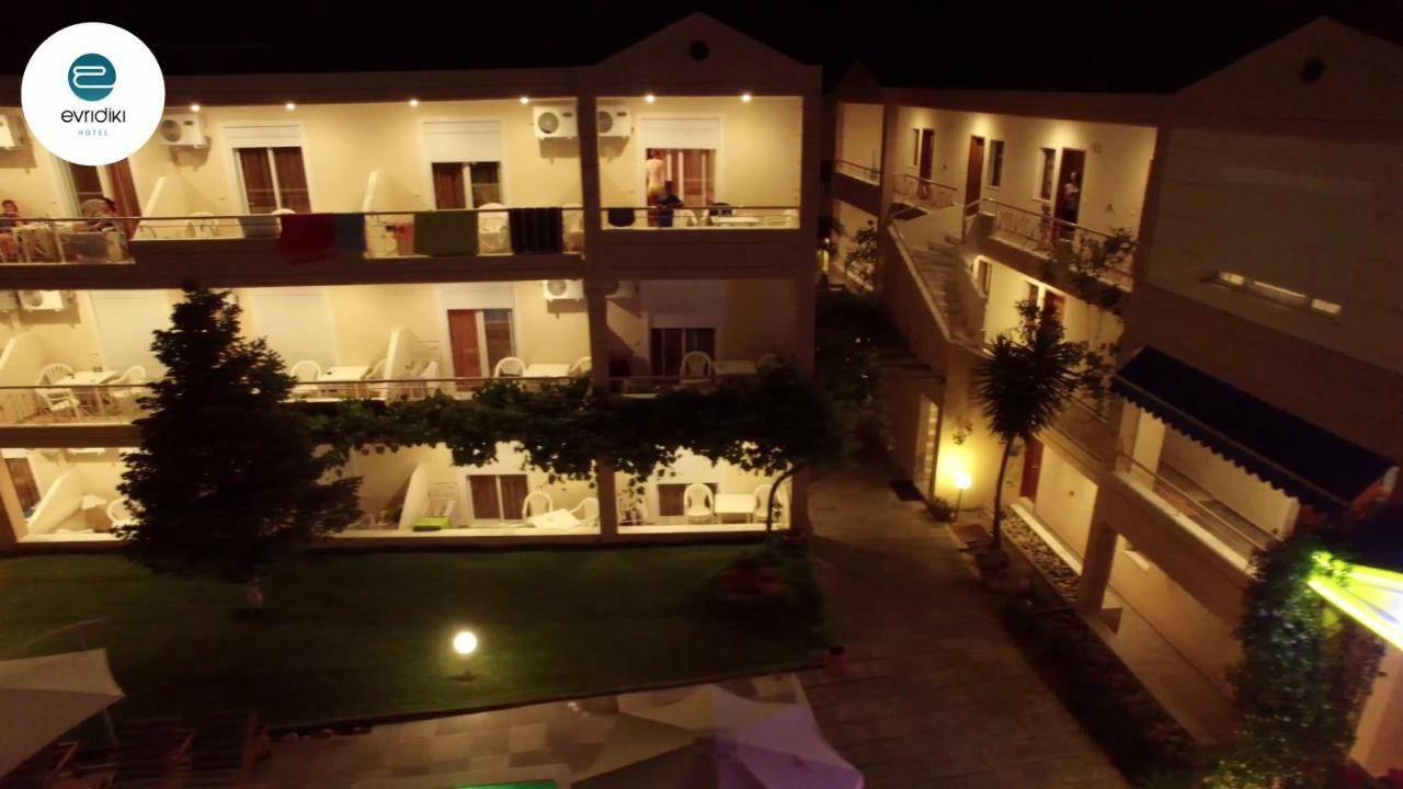 Evridiki Hotel Skala Fourkas Bagian luar foto
